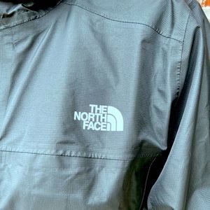 The North face “Goretex rain hiking jacket. Black size medium.